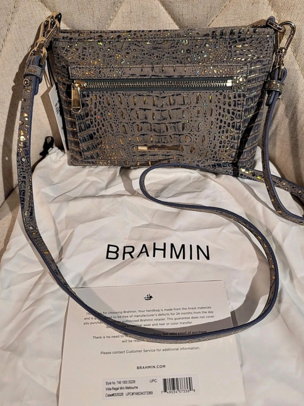 Brahmin Vida-Regal Mini Melbourne Crossbody Bag NWT - Picture 3 of 16